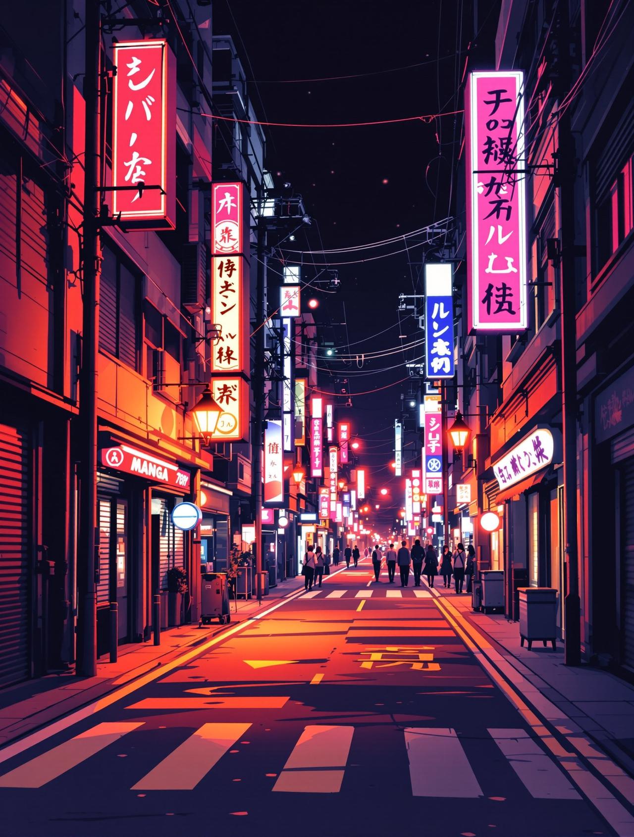 漫画星作品《霓虹之下》封面