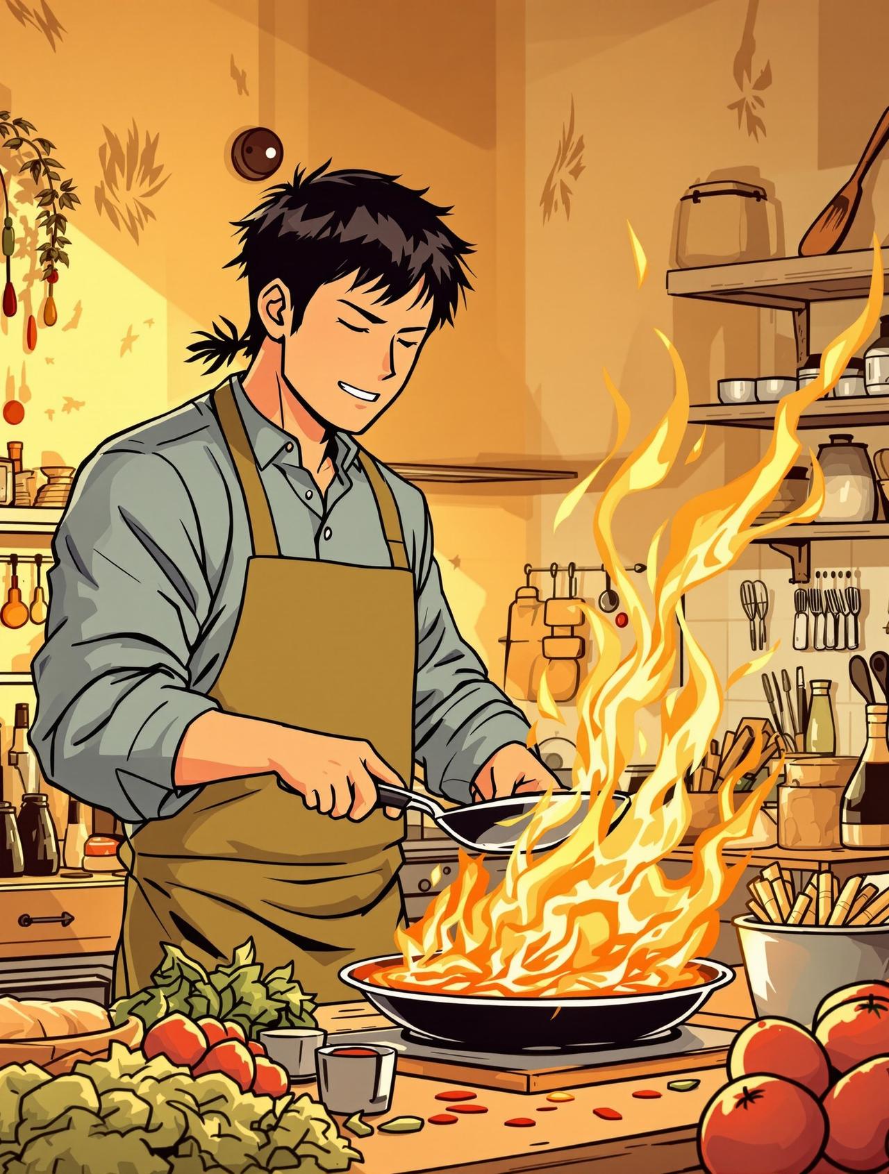 漫画星作品《厨神之路》封面